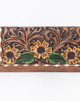 OHLAY WALLET Hand Tooled  Genuine Leather women bag western handbag purse