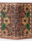 OHLAY WALLET Hand Tooled  Genuine Leather women bag western handbag purse