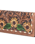 OHLAY WALLET Hand Tooled  Genuine Leather women bag western handbag purse