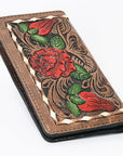 OHLAY WALLET Hand Tooled  Genuine Leather women bag western handbag purse