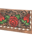 OHLAY WALLET Hand Tooled  Genuine Leather women bag western handbag purse