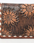 OHLAY WALLET Hand Tooled  Genuine Leather women bag western handbag purse