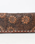 OHLAY WALLET Hand Tooled  Genuine Leather women bag western handbag purse