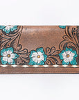 OHLAY Wallet Hand Tooled Genuine Leather Women Bag Western Handbag Purse | Womens Handbags |Leather Belt for Summer