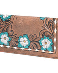 OHLAY Wallet Hand Tooled Genuine Leather Women Bag Western Handbag Purse | Womens Handbags |Leather Belt for Summer