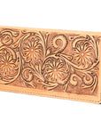 OHLAY Wallet Hand Tooled Genuine Leather Women Bag Western Handbag Purse | Womens Handbags |Leather Belt for Summer