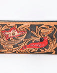 OHLAY WALLET Hand Tooled  Genuine Leather women bag western handbag purse