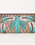 OHLAY WALLET Hand Tooled  Genuine Leather women bag western handbag purse
