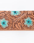 OHLAY WALLET Hand Tooled  Genuine Leather women bag western handbag purse