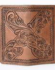 OHLAY WALLET Hand Tooled  Genuine Leather women bag western handbag purse
