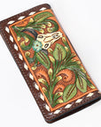 OHLAY WALLET Hand Tooled  Genuine Leather women bag western handbag purse