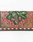 OHLAY WALLET Hand Tooled  Genuine Leather women bag western handbag purse
