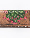 OHLAY WALLET Hand Tooled  Genuine Leather women bag western handbag purse