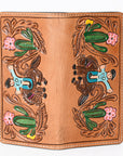 OHLAY WALLET Hand Tooled  Genuine Leather women bag western handbag purse