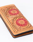 OHLAY WALLET Hand Tooled  Genuine Leather women bag western handbag purse
