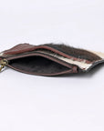 OHLAY SKBZ108C Coin Purse Hair-On Genuine Leather women bag western handbag purse