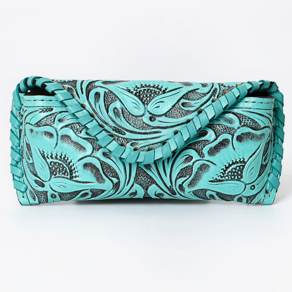 American Darling Sunglass Case Hand Tooled Genuine Leather Women Bag Western Handbag Purse