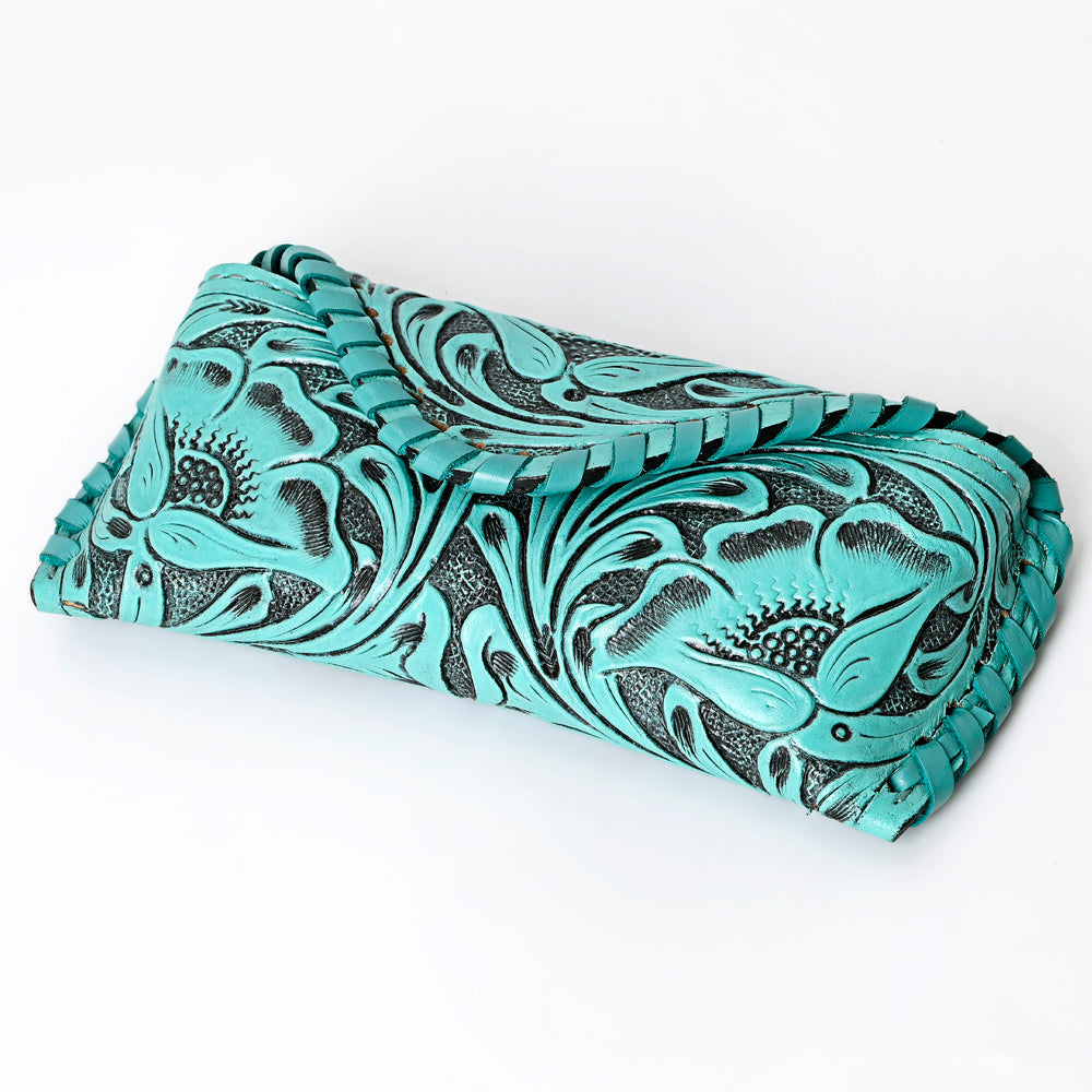 American Darling Sunglass Case Hand Tooled Genuine Leather Women Bag Western Handbag Purse