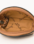 American Darling Coin Purse Hand Tooled Genuine Leather Women Bag Western Handbag Purse