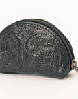 American Darling Coin Purse Hand Tooled Genuine Leather Women Bag Western Handbag Purse