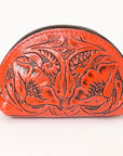 American Darling Coin Purse Hand Tooled Genuine Leather Women Bag Western Handbag Purse