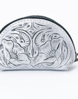 American Darling Coin Purse Hand Tooled Genuine Leather Women Bag Western Handbag Purse