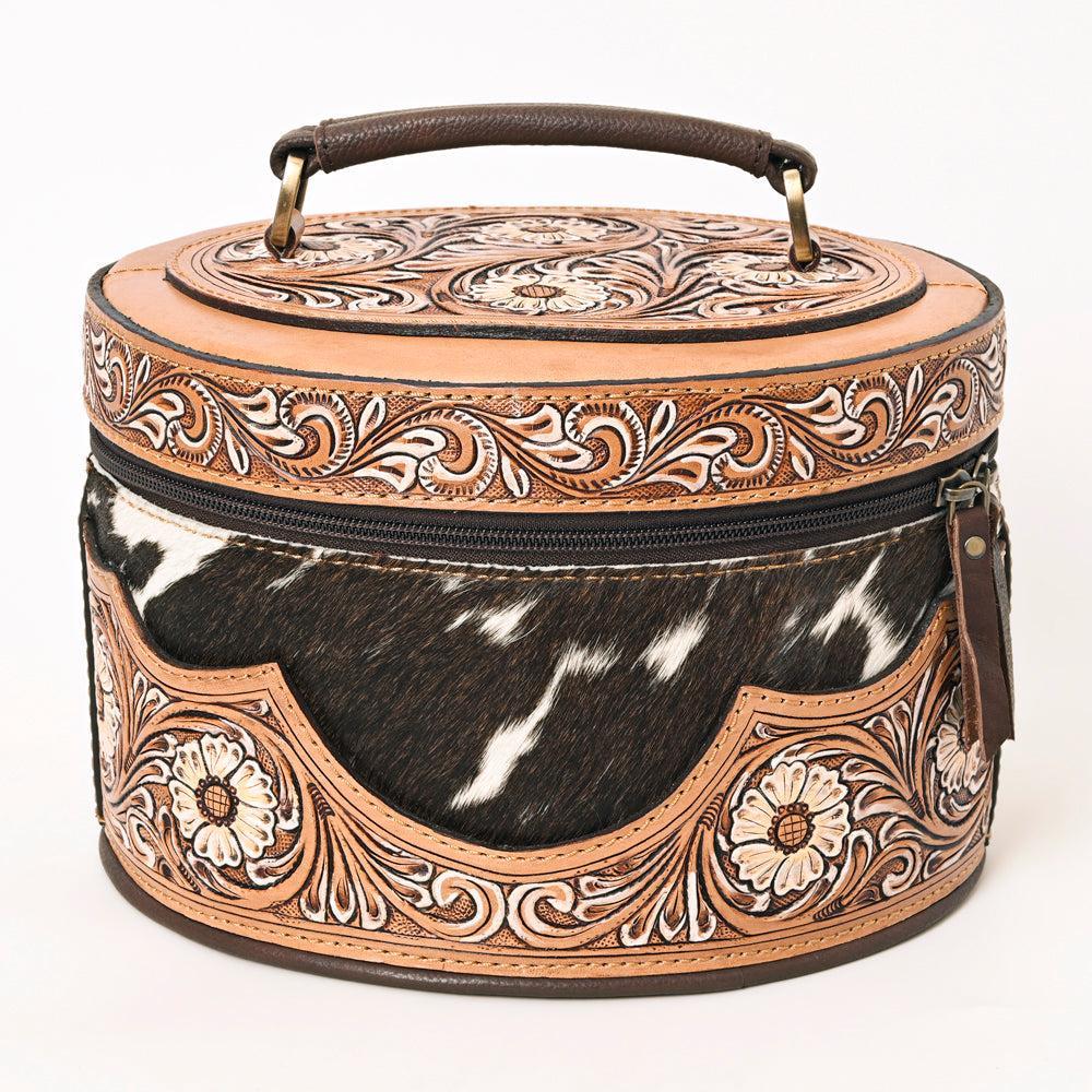 ADBGA416 American Darling Hand Tooled Hair On Genuine Leather Women Bag Western Handbag Purse