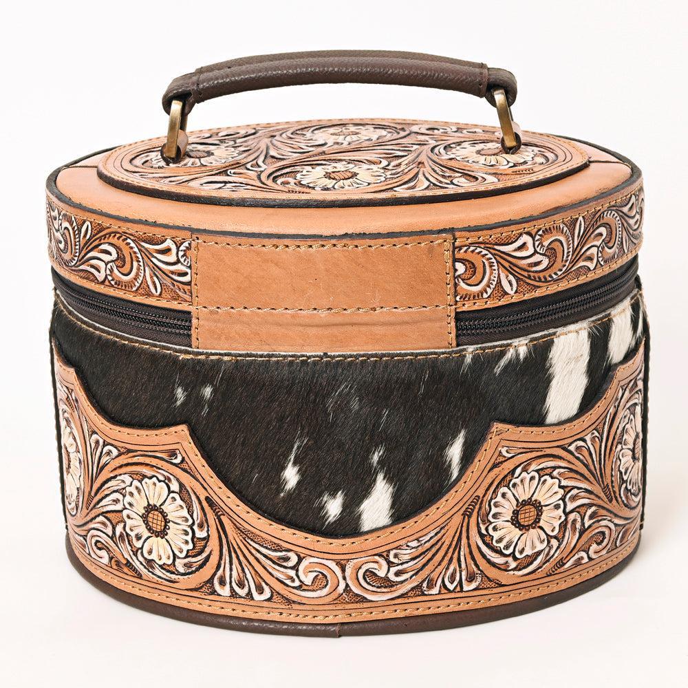 ADBGA416 American Darling Hand Tooled Hair On Genuine Leather Women Bag Western Handbag Purse