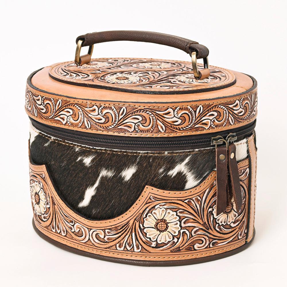ADBGA416 American Darling Hand Tooled Hair On Genuine Leather Women Bag Western Handbag Purse