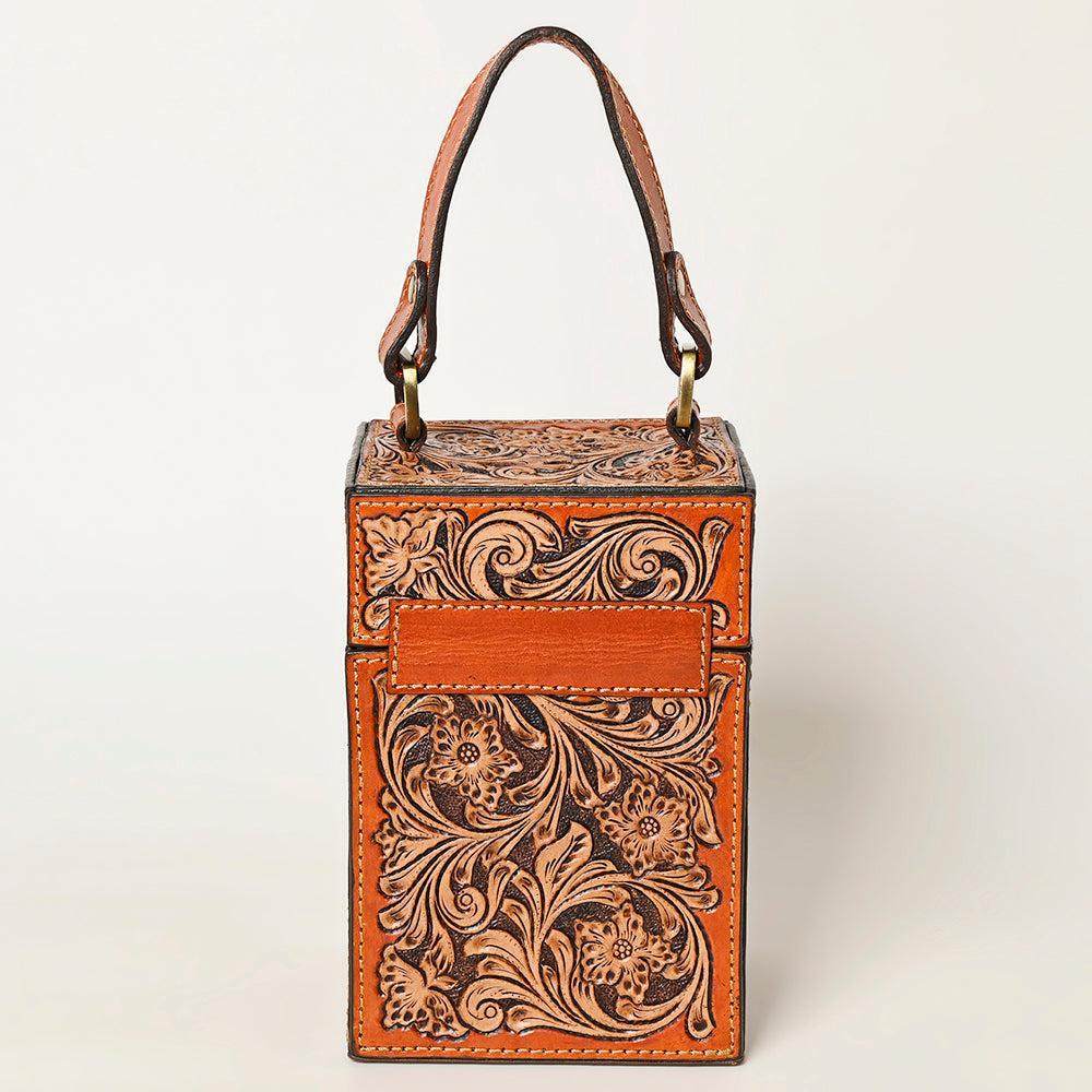 ADBGA417 American Darling Hand Tooled Genuine Leather Women Bag Western Handbag Purse
