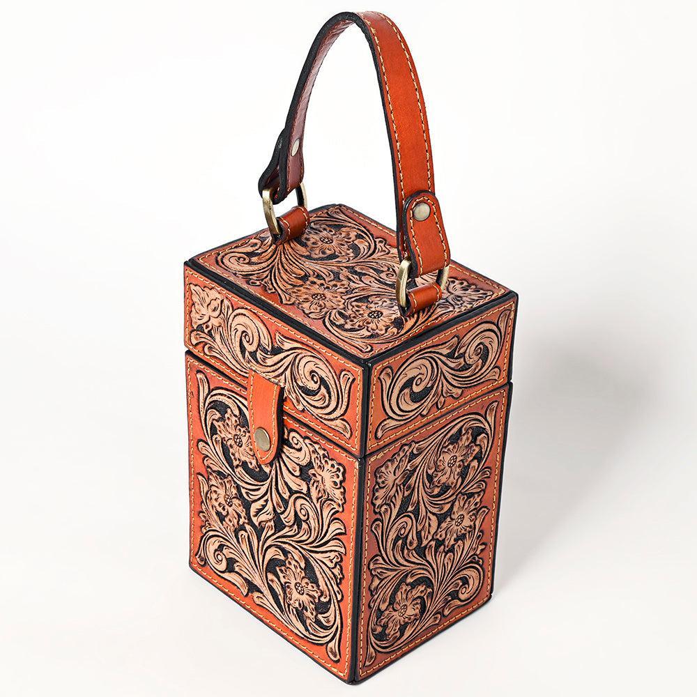 ADBGA417 American Darling Hand Tooled Genuine Leather Women Bag Western Handbag Purse