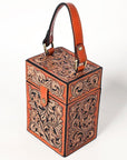 ADBGA417 American Darling Hand Tooled Genuine Leather Women Bag Western Handbag Purse