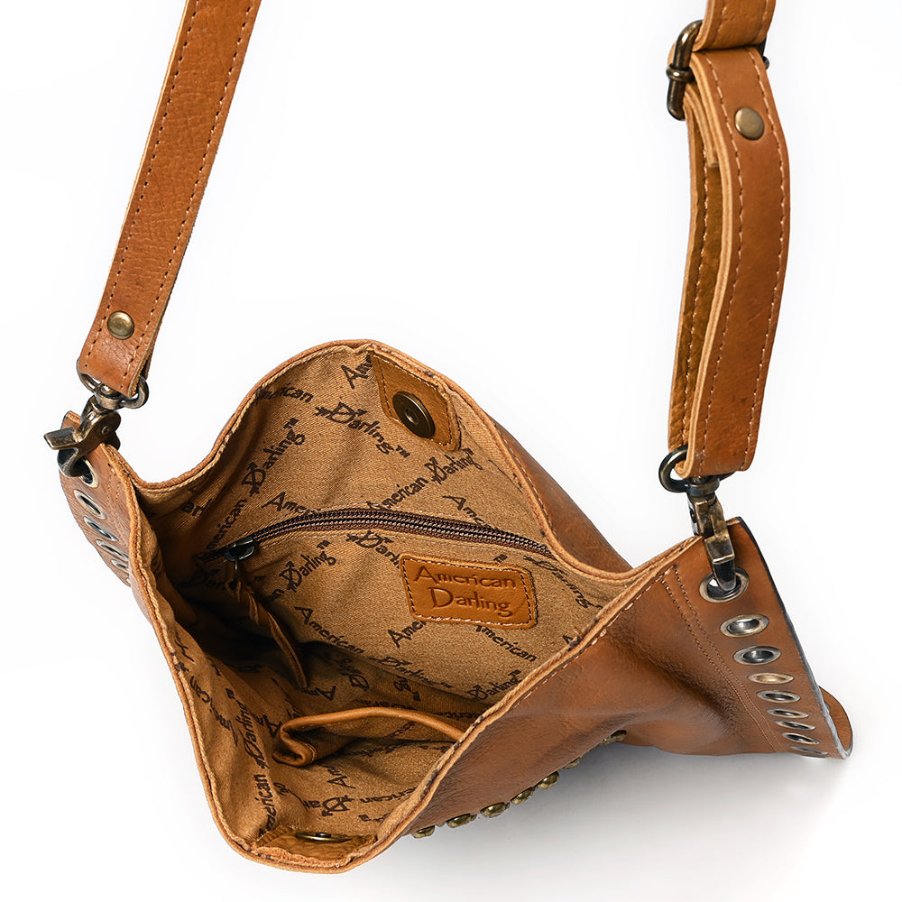 American Darling Cross Body Full Grain Genuine Leather Western Women Bag | Handbag Purse Crossbody for Cute