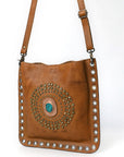 American Darling Cross Body Full Grain Genuine Leather Western Women Bag | Handbag Purse Crossbody for Cute