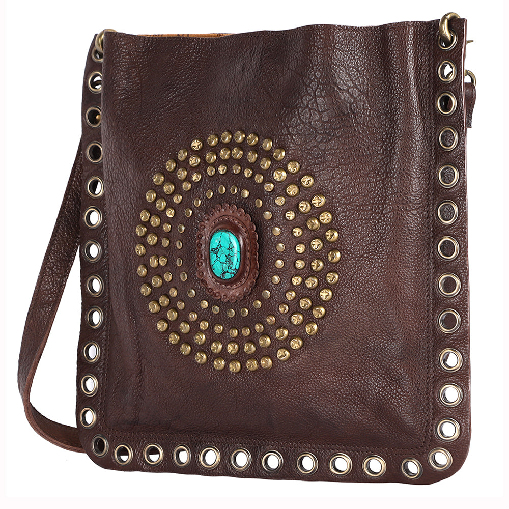 American Darling Cross Body Full Grain Genuine Leather Western Women Bag | Handbag Purse Crossbody for Cute