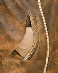 ADJKT033 Genuine Vintage  leather Women shirt  jacket  dress ladies girl
