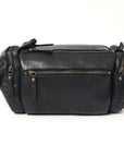 Spaghetti Western Swc400Blk Duffel Vintage Handmade Drum Dyed Genuine European Cowhide Leather Women Bag Western Handbag Purse