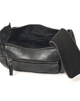 Spaghetti Western Swc400Blk Duffel Vintage Handmade Drum Dyed Genuine European Cowhide Leather Women Bag Western Handbag Purse
