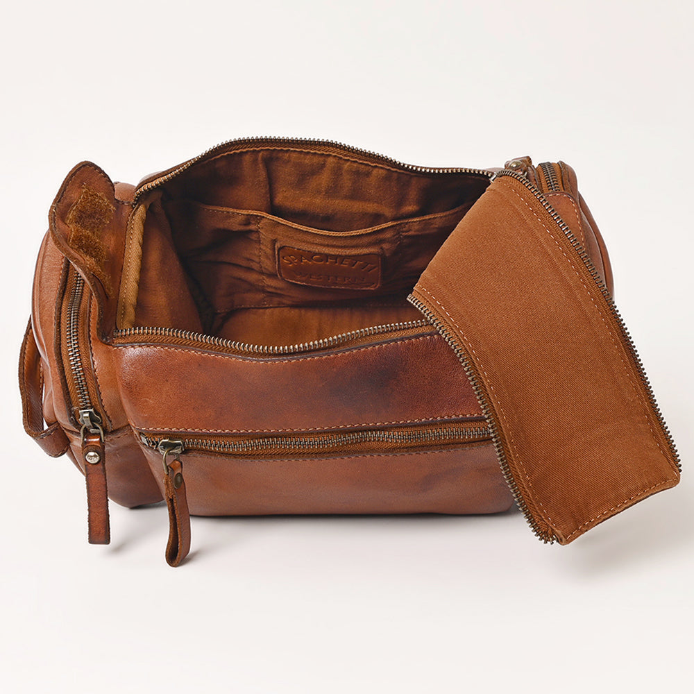 Spaghetti Western Swc400Cg Duffel Vintage Handmade Drum Dyed Genuine European Cowhide Leather Women Bag Western Handbag Purse