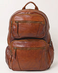 Spaghetti Western Swc414Cg Backpack Vintage Handmade Drum Dyed Genuine European Cowhide Leather Women Bag Western Handbag Purse