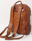 Spaghetti Western Swc414Cg Backpack Vintage Handmade Drum Dyed Genuine European Cowhide Leather Women Bag Western Handbag Purse