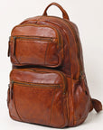 Spaghetti Western Swc414Cg Backpack Vintage Handmade Drum Dyed Genuine European Cowhide Leather Women Bag Western Handbag Purse