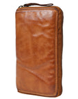 Spaghetti Western Swc434Cg Wallet Vintage Handmade Drum Dyed Genuine European Cowhide Leather Women Bag Western Handbag Purse