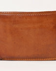 Spaghetti Western Swc463Cg Wallet Vintage Handmade Drum Dyed Genuine European Cowhide Leather Women Bag Western Handbag Purse