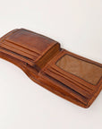 Spaghetti Western Swc463Cg Wallet Vintage Handmade Drum Dyed Genuine European Cowhide Leather Women Bag Western Handbag Purse