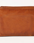 Spaghetti Western Swc463Cg Wallet Vintage Handmade Drum Dyed Genuine European Cowhide Leather Women Bag Western Handbag Purse