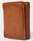 Spaghetti Western Swc464Cg Wallet Vintage Handmade Drum Dyed Genuine European Cowhide Leather Women Bag Western Handbag Purse