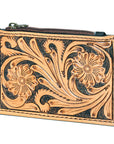 OHLAY KBG227 Coin Purse Hand Tooled Genuine Leather women bag western handbag purse