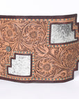 OHLAY KBG234 Coin Purse Hand Tooled Hair-On Genuine Leather women bag western handbag purse