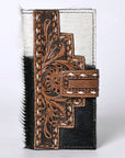 OHLAY KBG239 Coin Purse Hand Tooled Hair-On Genuine Leather women bag western handbag purse